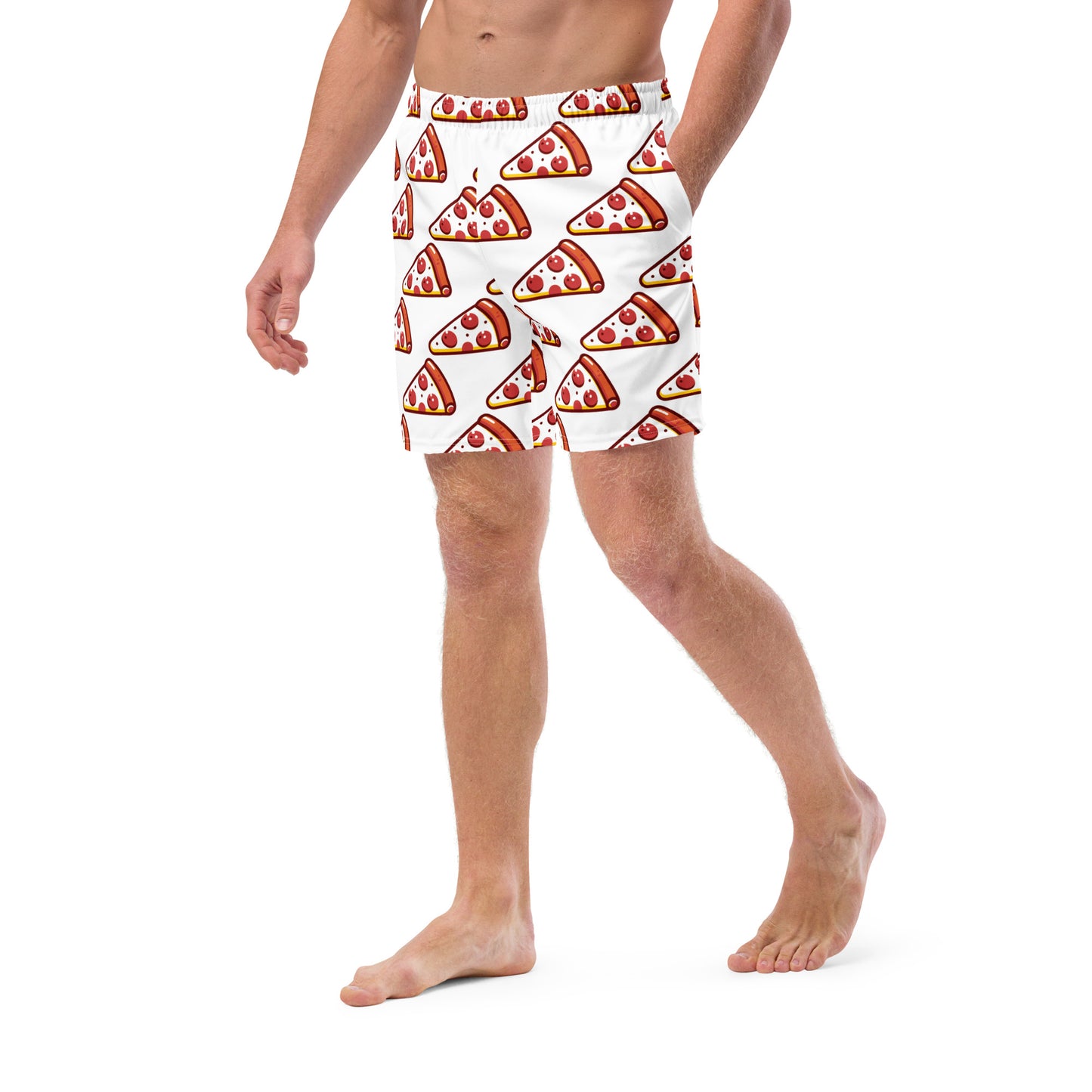 Slice of Pizza Men's swim trunks - Tower Pizza Gift Shop