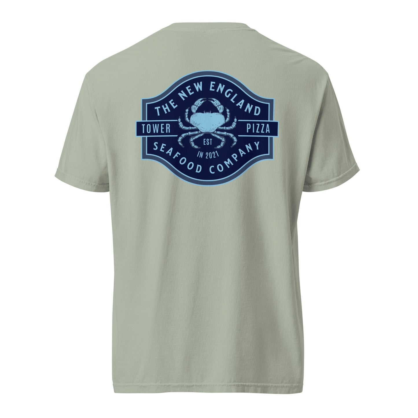 New England Seafood Company Premium Embroidered & Printed Shirt - Tower Pizza Gift Shop