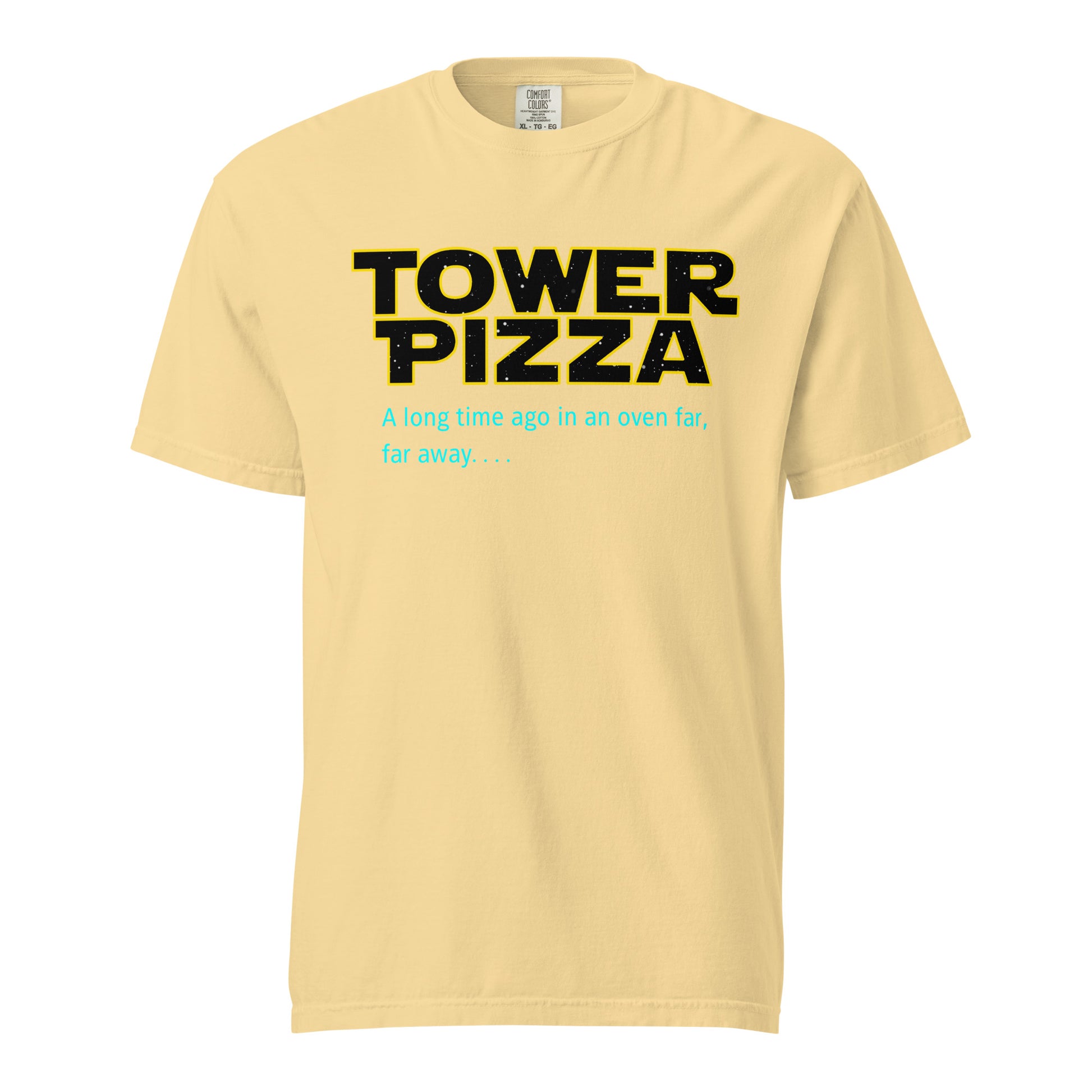 Tower Pizza "A long time ago.." t-shirt - Tower Pizza Gift Shop