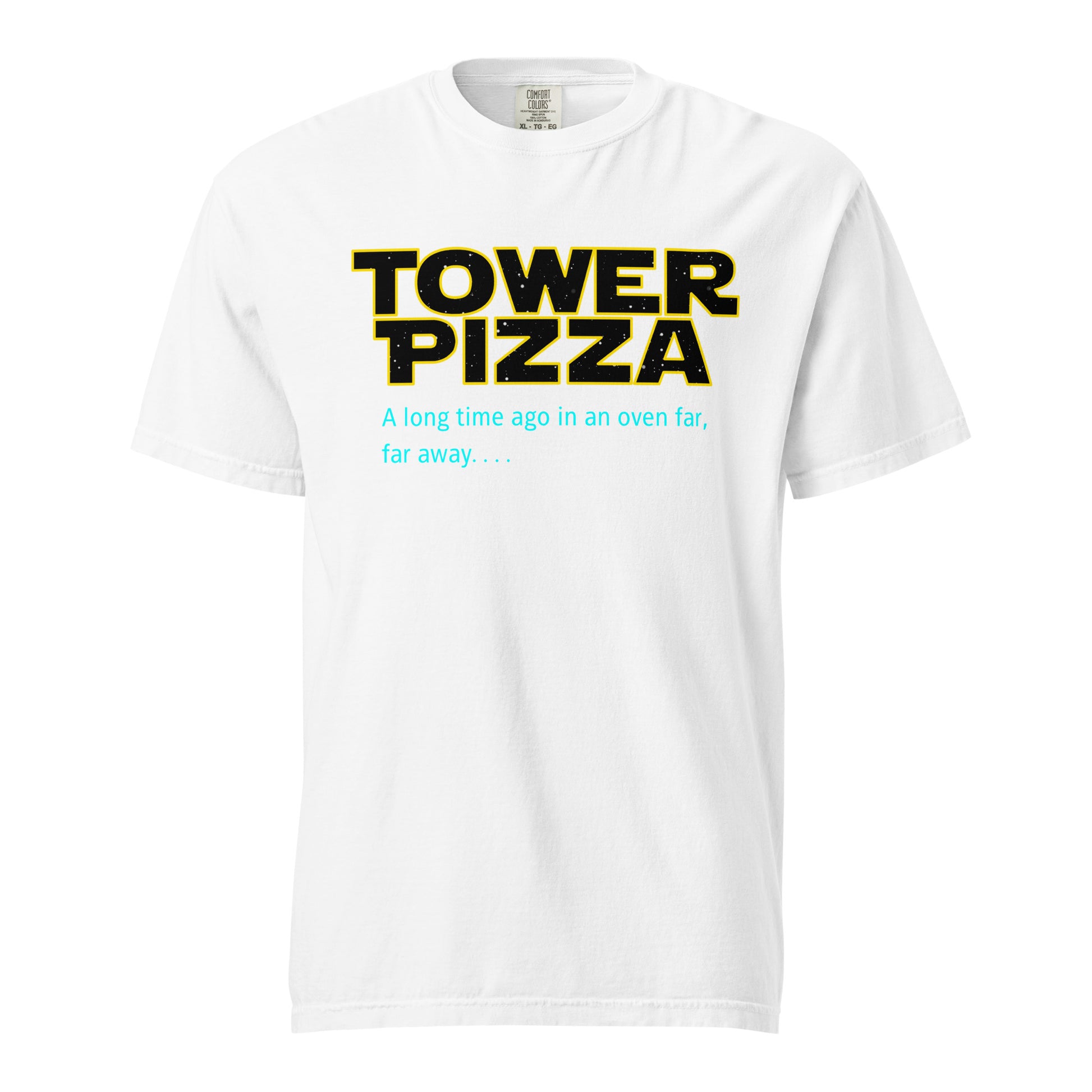 Tower Pizza "A long time ago.." t-shirt - Tower Pizza Gift Shop
